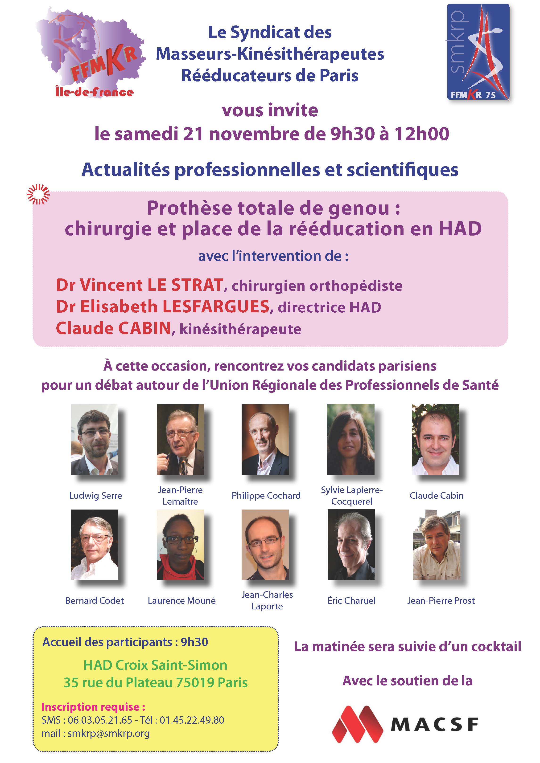 Invitation 21 novembre 2015